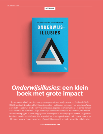 Recensie onderwijsillussies - Martin Bootsma